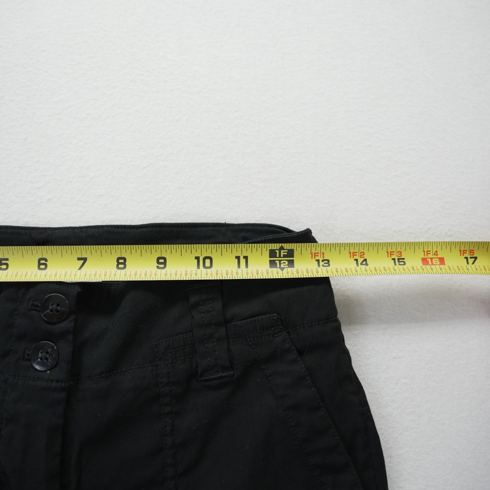 Maeve by Anthropologie Naomi Linen Black Wide Leg Blend Trousers Pants Size 0 - Picture 6 of 9